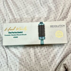 Head Kandy "The Perfectionist" Ceramic Heated Round Brush 45mm Teal NEW